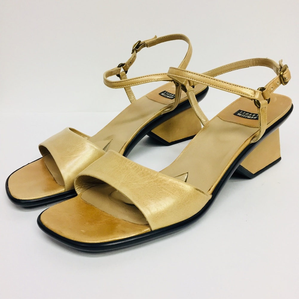 Vintage Stuart Weitzman Block Heel Sandals
